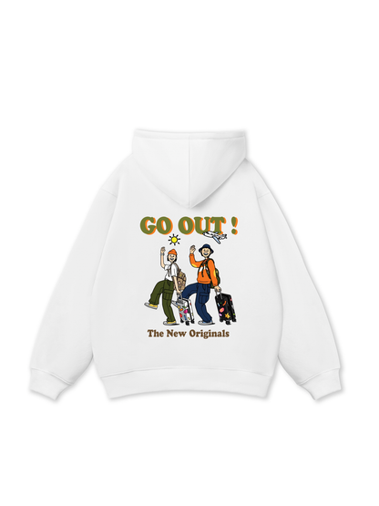 Áo Hoodie Nỉ Bông Weekend Go Out