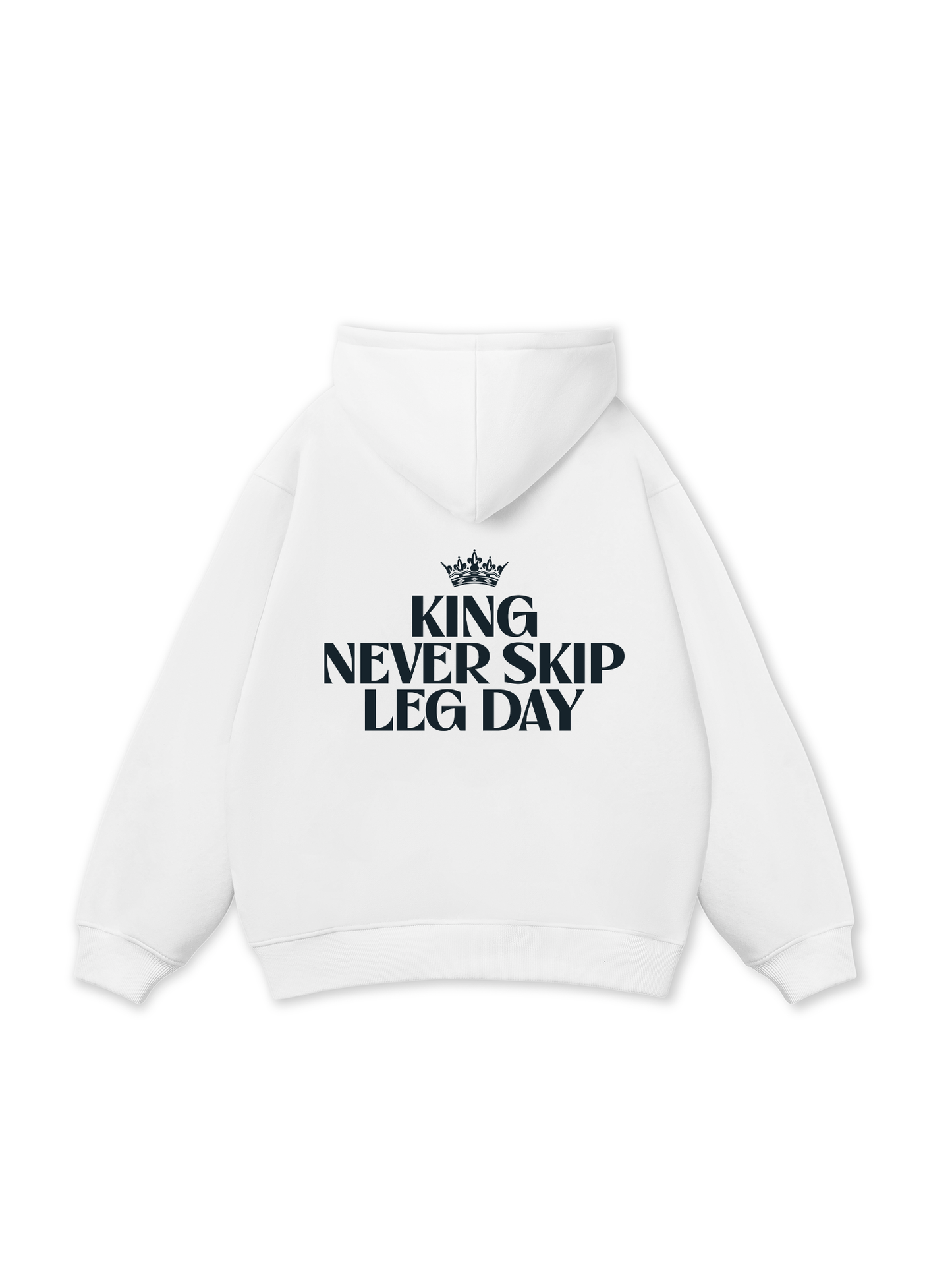 Áo Hoodie Nỉ Bông King Never Skip Leg Day