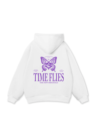 Áo Hoodie Nỉ Bông Tropical Time Flies