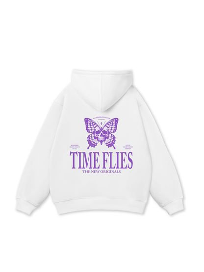 Áo Hoodie Nỉ Bông Tropical Time Flies