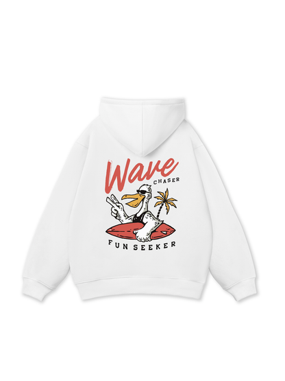 Ocean Duck Waves  Hoodie