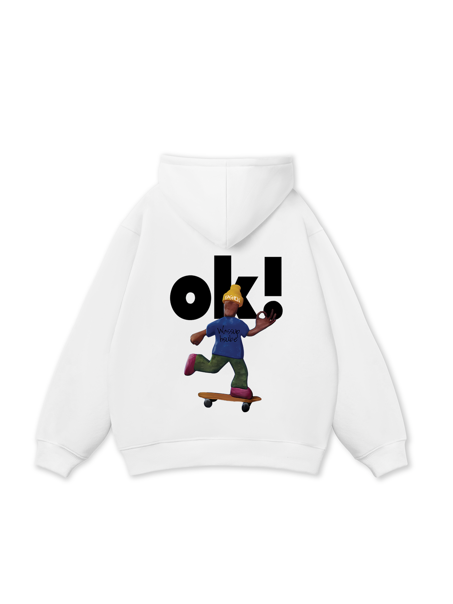 Áo Hoodie Nỉ Bông Weekend OK Skate