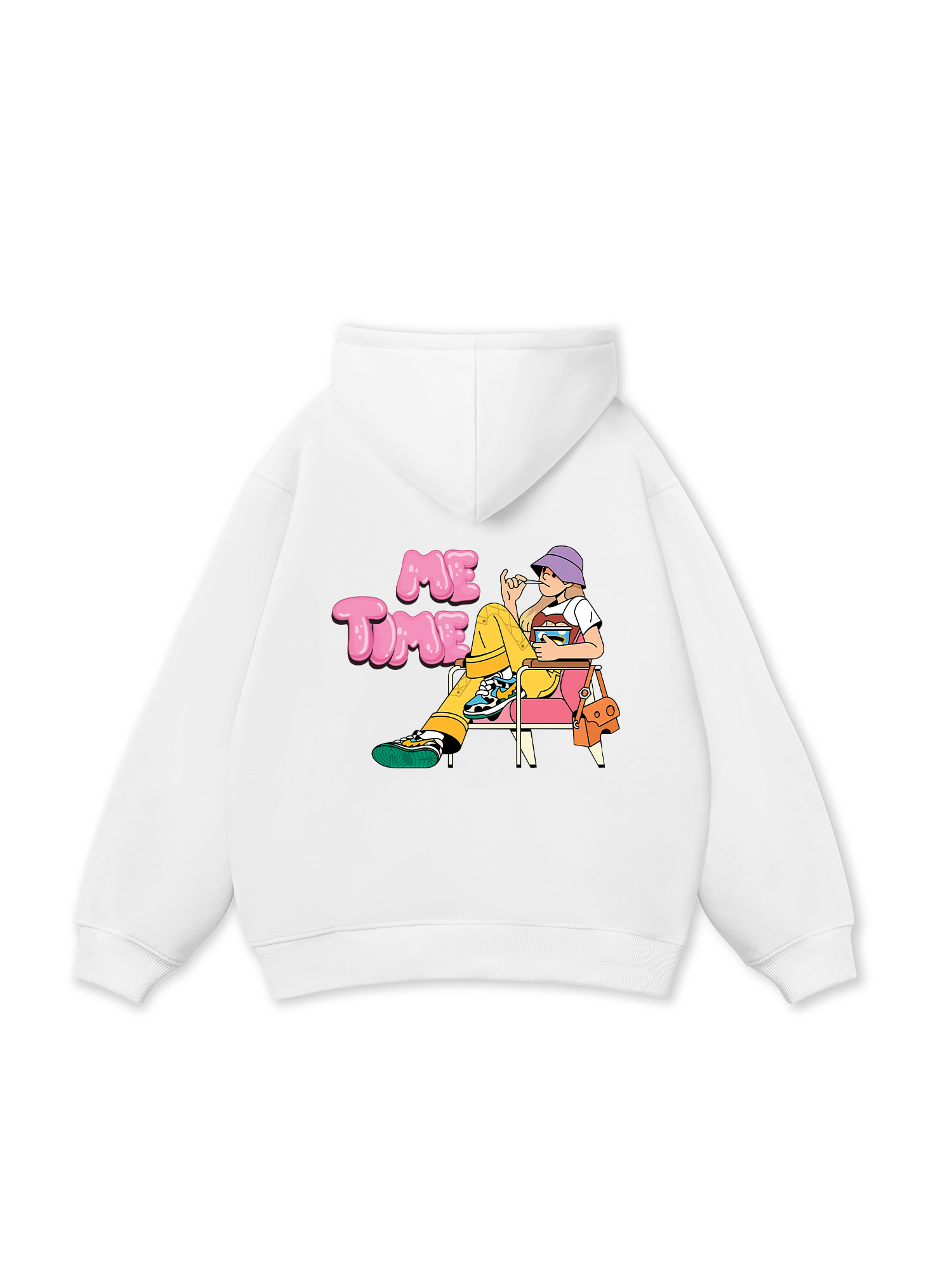 Áo Hoodie Nỉ Bông Weekend Me Time