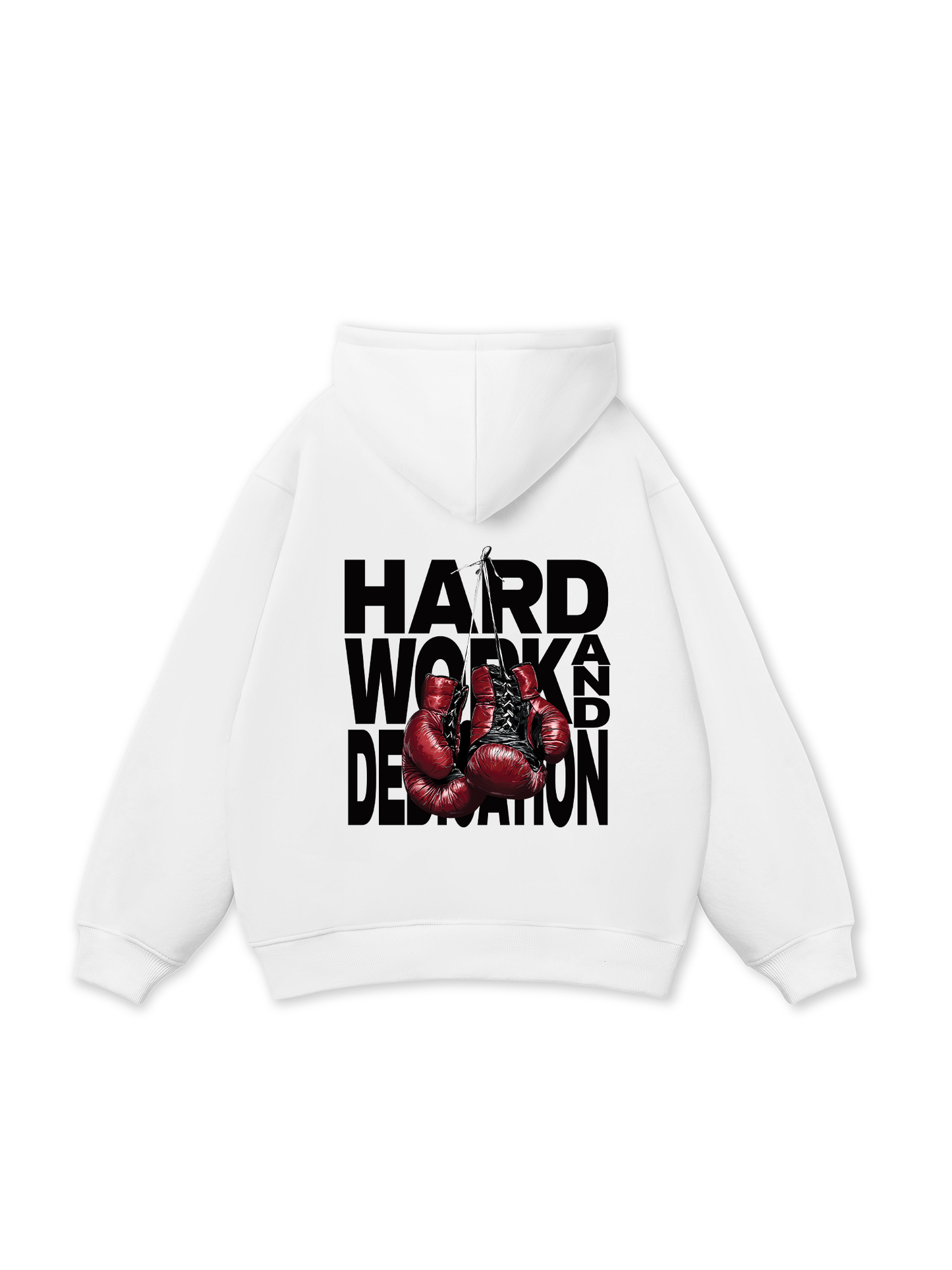 Áo Hoodie Nỉ Bông Fitnes Hard Work And Dedication