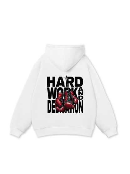 Áo Hoodie Nỉ Bông Fitnes Hard Work And Dedication