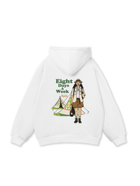 Eight Days A Week Girl Hoodie