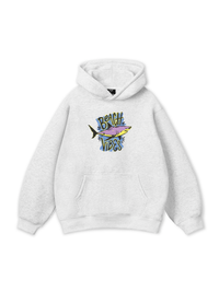 Ocean Beach Vibes Shark  Hoodie