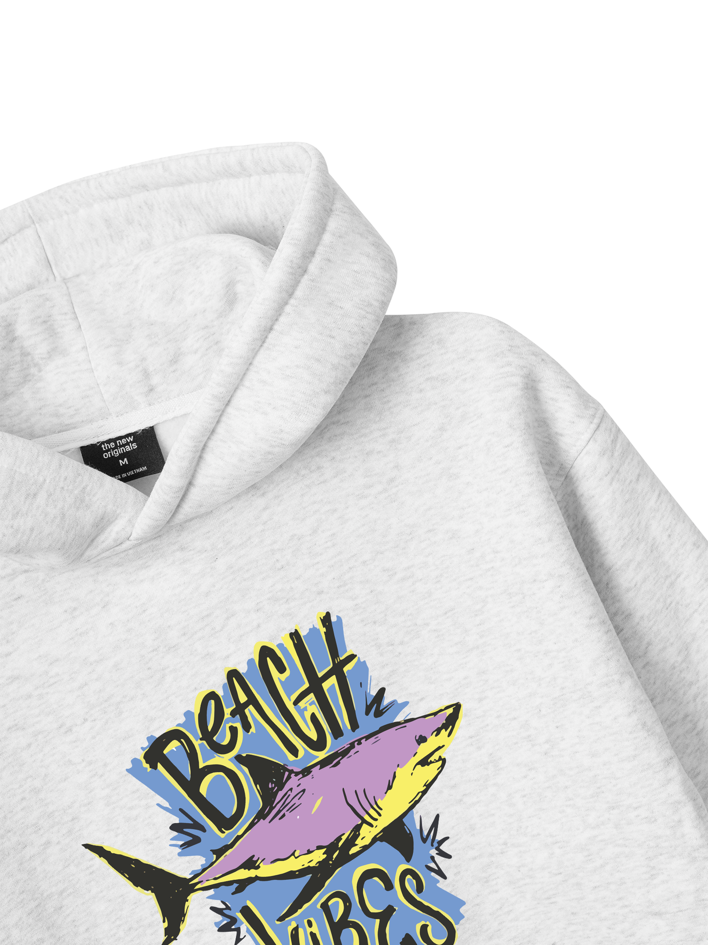 Ocean Beach Vibes Shark  Hoodie