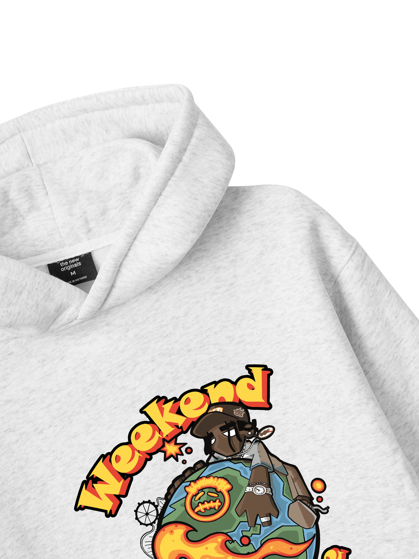 Áo Hoodie Nỉ Bông Weekend On Fire