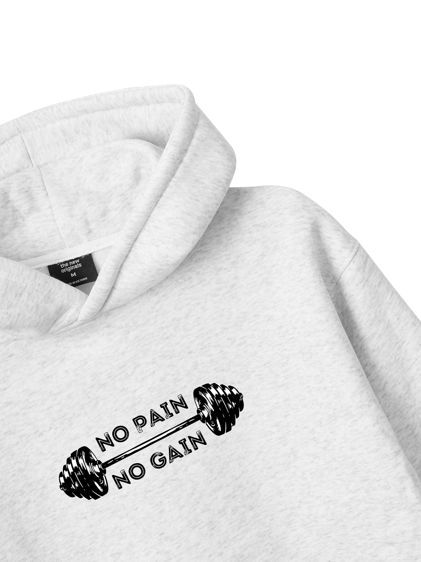 Áo Hoodie Nỉ Bông No Pain No Gain