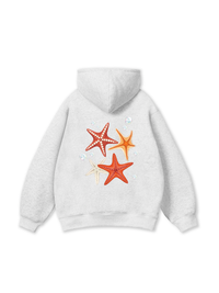 Ocean Orange StarFish Hoodie