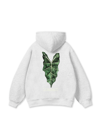 Áo Hoodie Nỉ Bông Tropical Alocasia Leaf