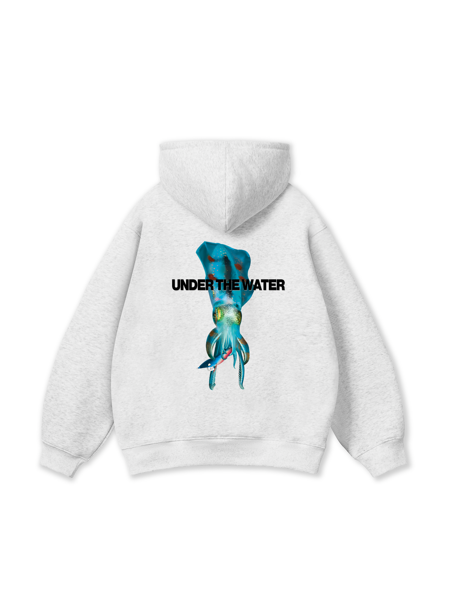 Ocean Under The Water Squid Ocean IRIE FISHING CLUB  Hoodie