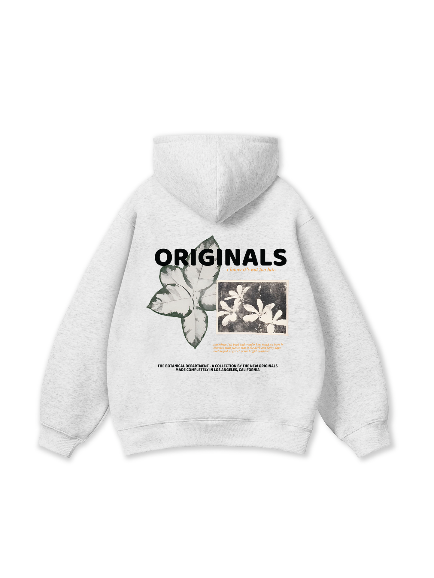 Áo Hoodie Nỉ Bông TROPICAL Département Botanique