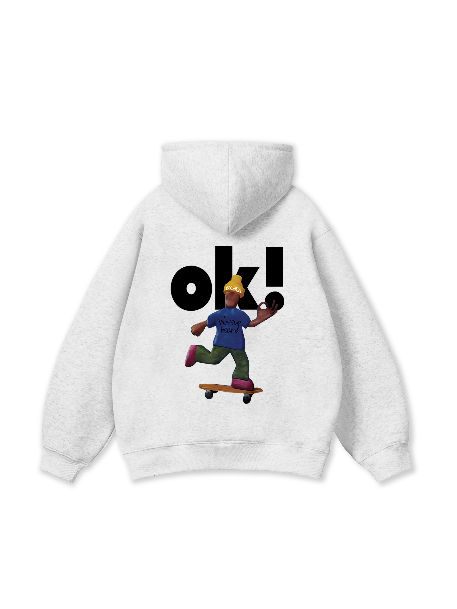 Áo Hoodie Nỉ Bông Weekend OK Skate