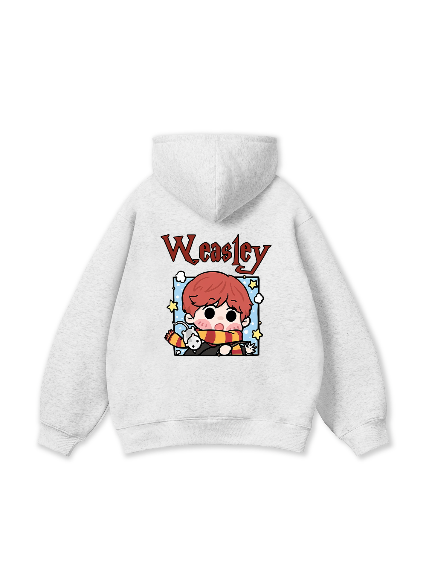Áo Hoodie Nỉ Bông Harrry Potter Weasley Chibi