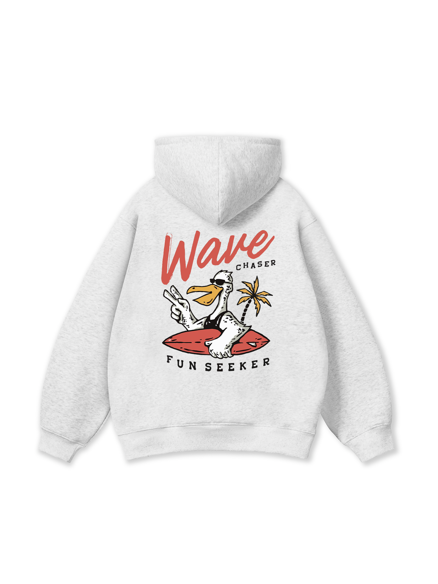 Ocean Duck Waves  Hoodie