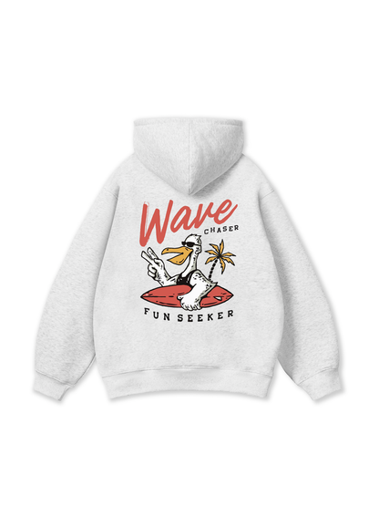 Ocean Duck Waves  Hoodie