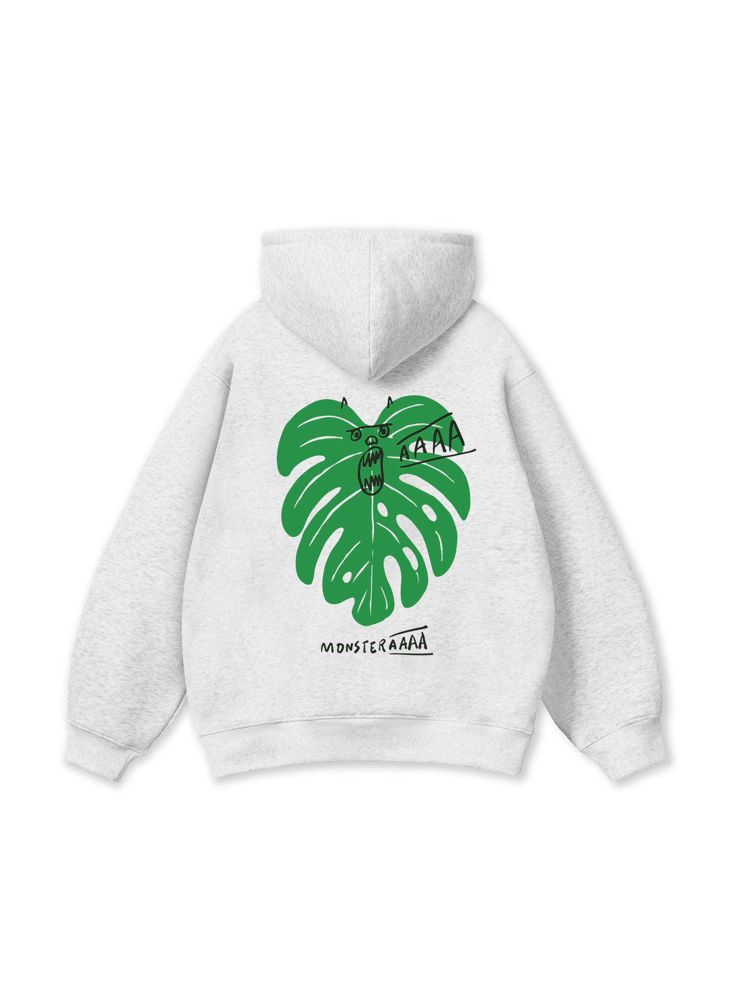 Áo Hoodie Nỉ Bông Tropical Monsteraaaa