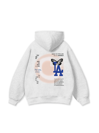 Áo Hoodie Nỉ Bông TROPICAL Butterflies in LA