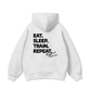 Áo Hoodie Nỉ Bông Eat Sleep Train Repeat