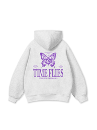 Áo Hoodie Nỉ Bông Tropical Time Flies