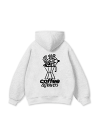 Coffee & Flowers Oversized Hoodie