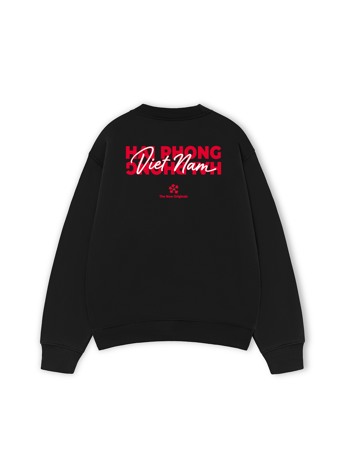 Áo Sweater Nỉ Hai Da Hải Phòng Hoa Phượng Đỏ