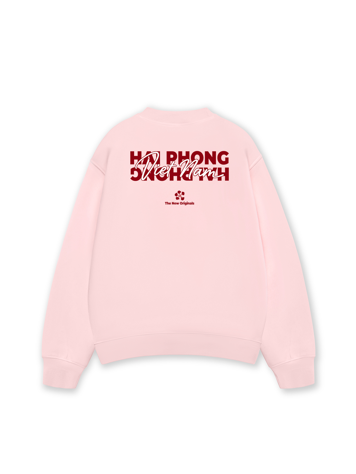 Áo Sweater Nỉ Hai Da Hải Phòng Hoa Phượng Đỏ
