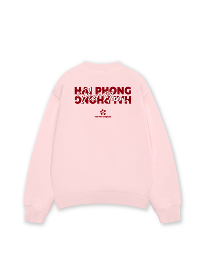 Áo Sweater Nỉ Hai Da Hải Phòng Hoa Phượng Đỏ