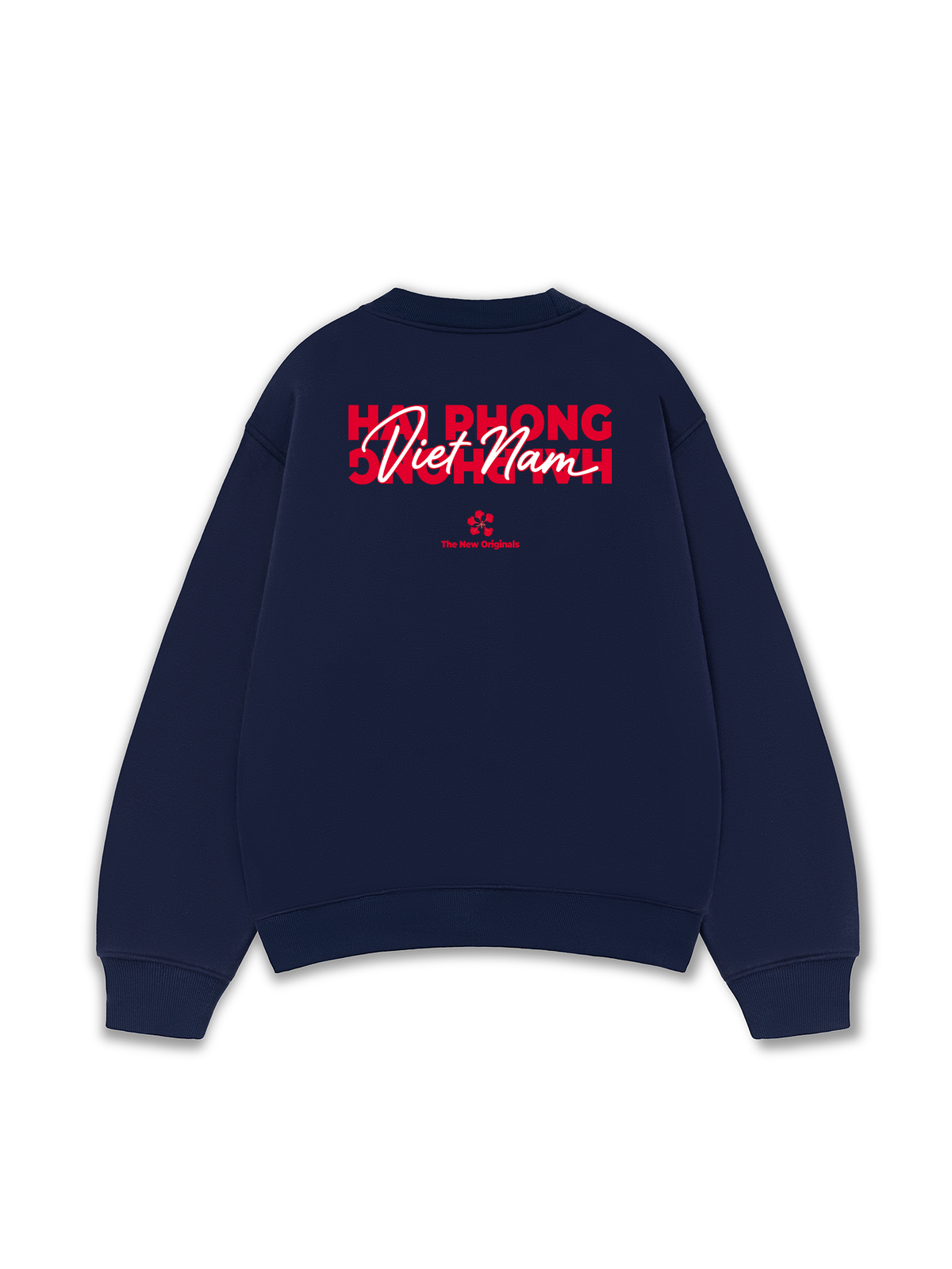 Áo Sweater Nỉ Hai Da Hải Phòng Hoa Phượng Đỏ