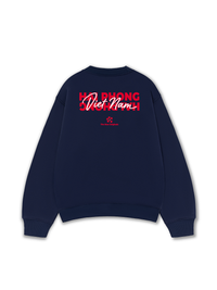 Áo Sweater Nỉ Hai Da Hải Phòng Hoa Phượng Đỏ