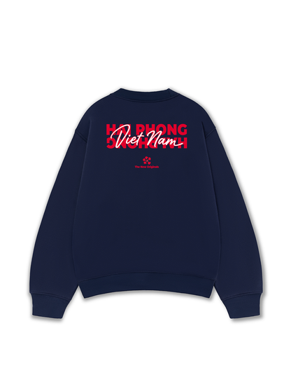 Áo Sweater Nỉ Hai Da Hải Phòng Hoa Phượng Đỏ