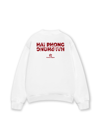 Áo Sweater Nỉ Hai Da Hải Phòng Hoa Phượng Đỏ
