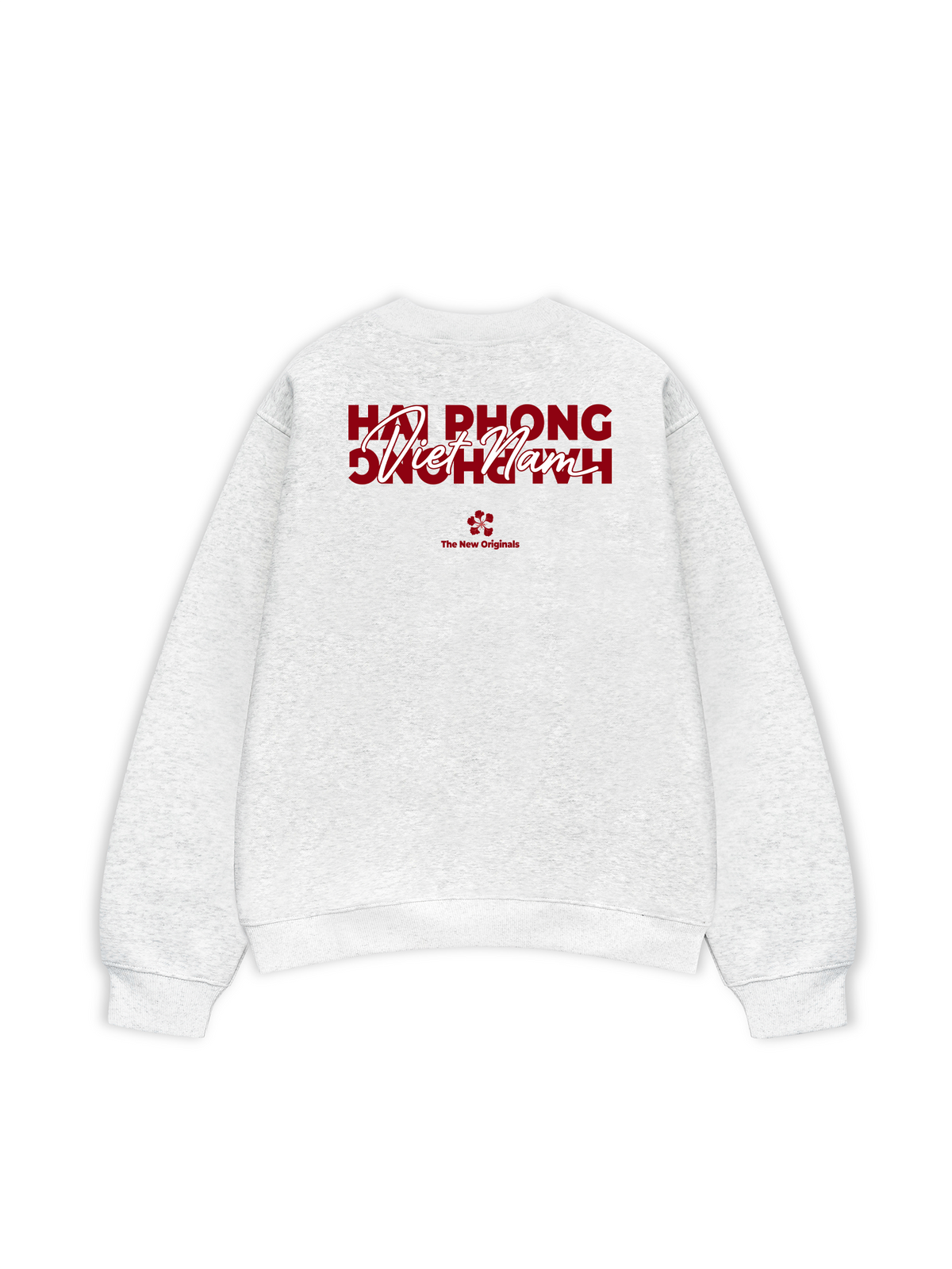 Áo Sweater Nỉ Hai Da Hải Phòng Hoa Phượng Đỏ