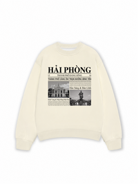 Áo Sweater Nỉ Hai Da Thành Phố Đáng Sống