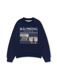 Áo Sweater Nỉ Hai Da Thành Phố Đáng Sống
