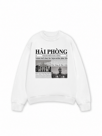 Áo Sweater Nỉ Hai Da Thành Phố Đáng Sống