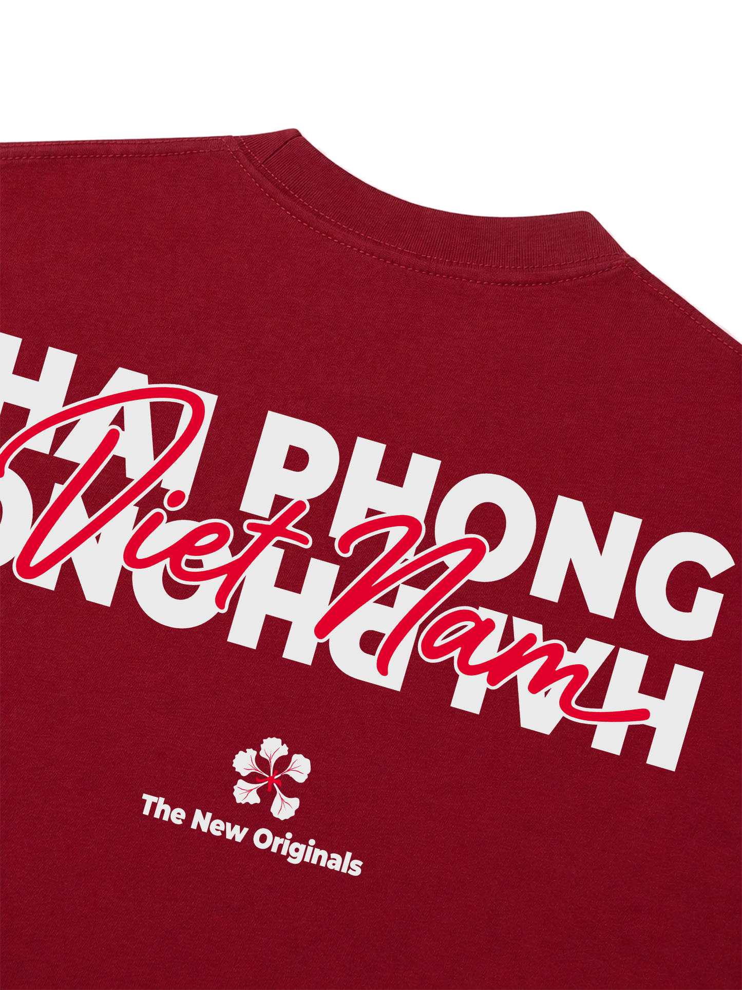 Áo Thun Relaxed Fit Hải Phòng Hoa Phượng Đỏ