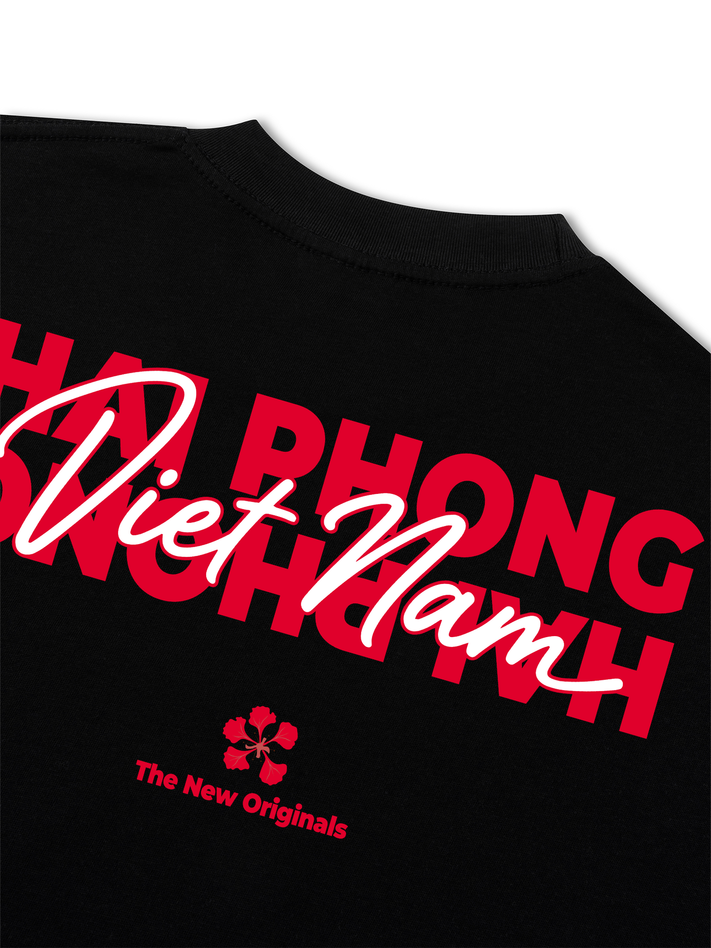 Áo Thun Relaxed Fit Hải Phòng Hoa Phượng Đỏ