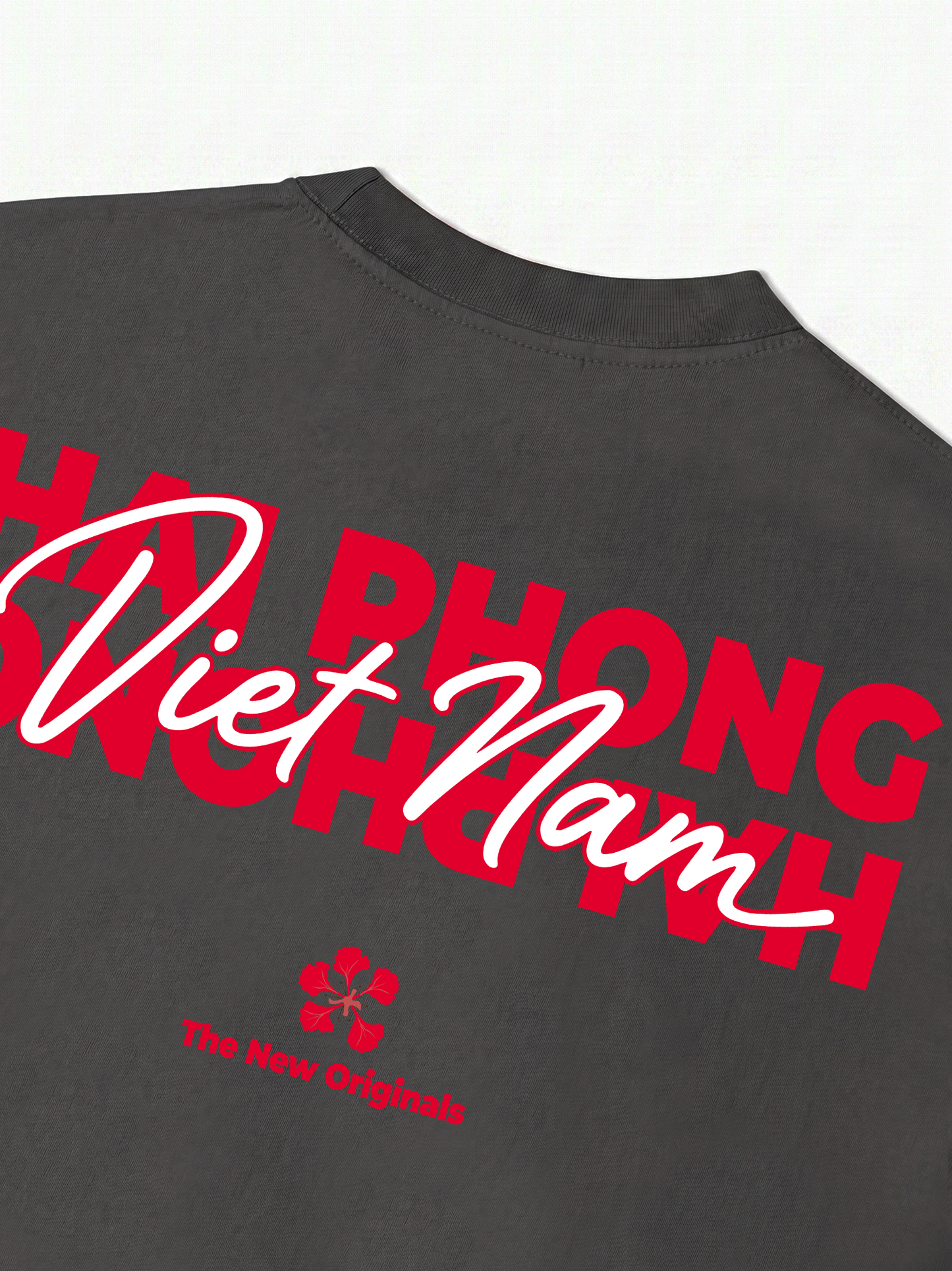 Áo Thun Relaxed Fit Hải Phòng Hoa Phượng Đỏ