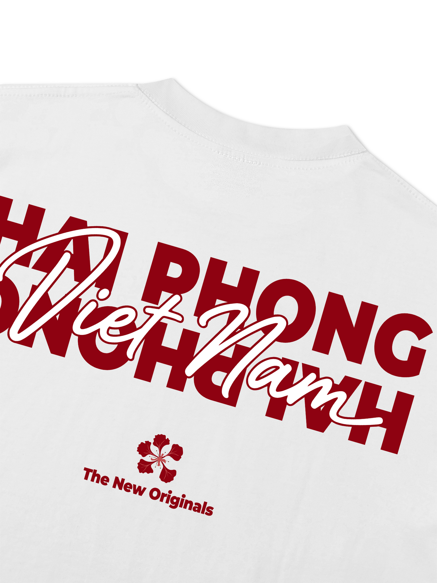Áo Thun Relaxed Fit Hải Phòng Hoa Phượng Đỏ