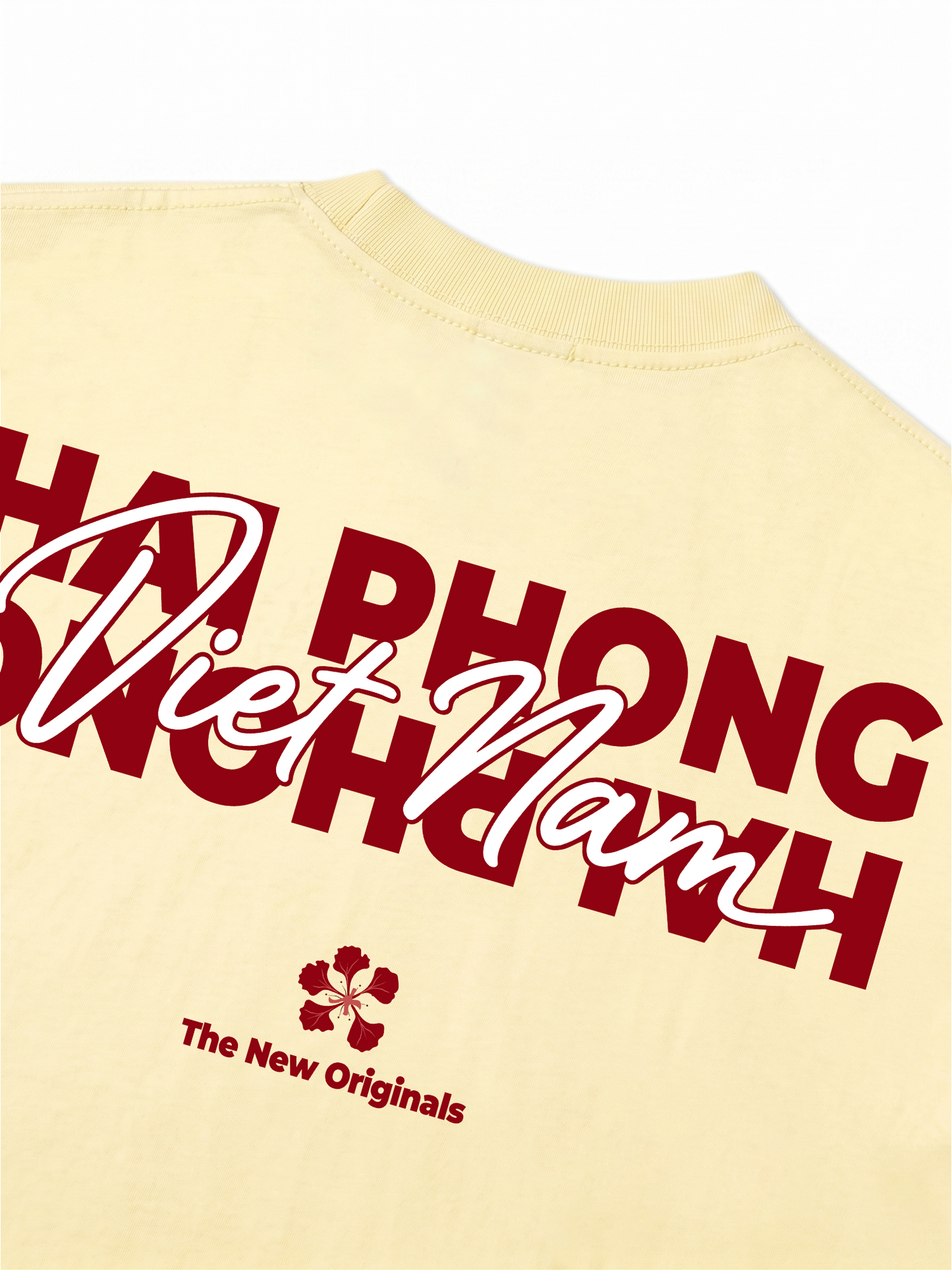 Áo Thun Relaxed Fit Hải Phòng Hoa Phượng Đỏ