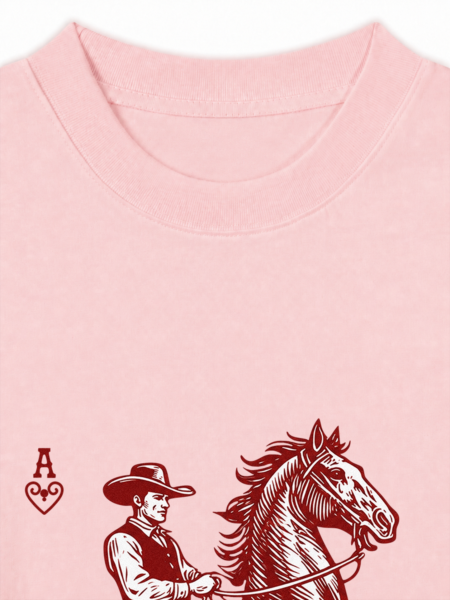 Áo Thun Relaxed Fit The Bad Horse Ace of Heart