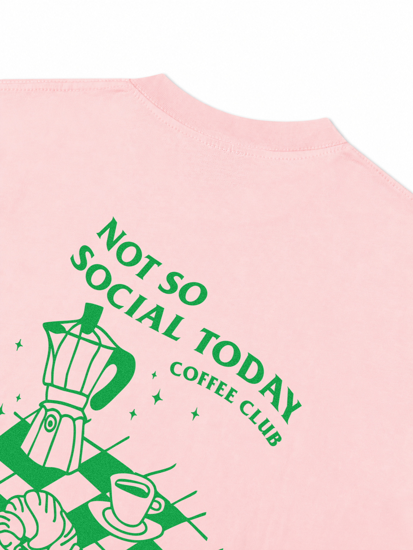 Áo Thun Relaxed Fit Not So Social Today Coffee Club