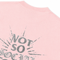 Áo Thun Relaxed Fit Not So Social Today Silver Glitter
