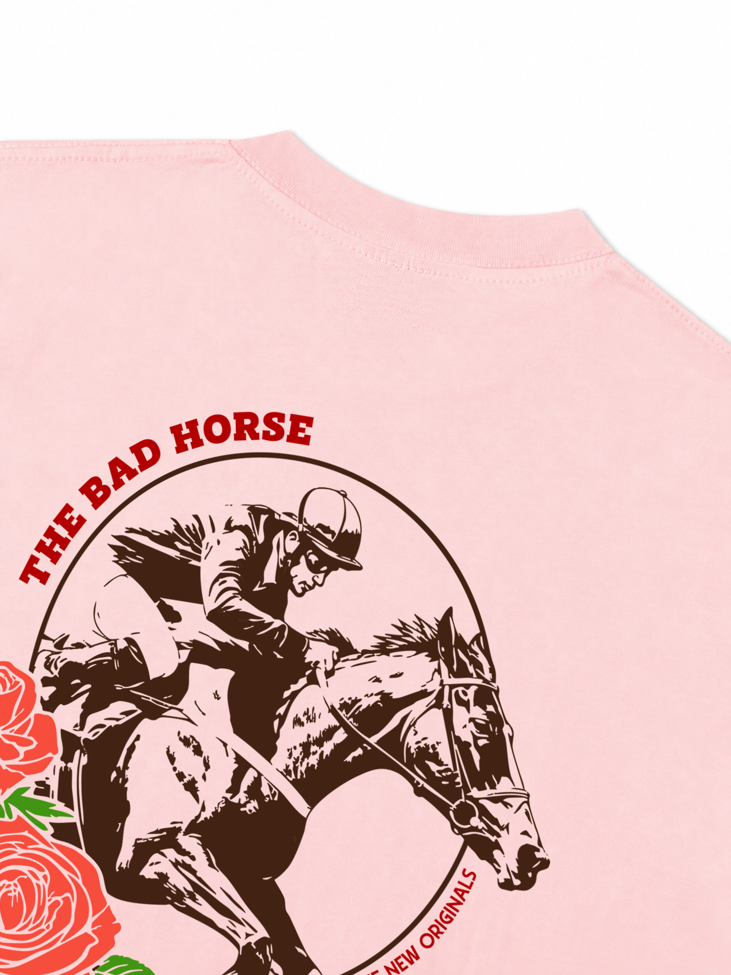 Áo Thun Relaxed Fit The Bad Horse Roses Group