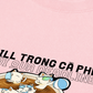 Áo Thun Relaxed Fit Hội Mèo Chill trong Cà Phê