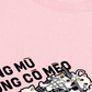 Áo Thun Relaxed Fit Hội Mèo Không Mũ