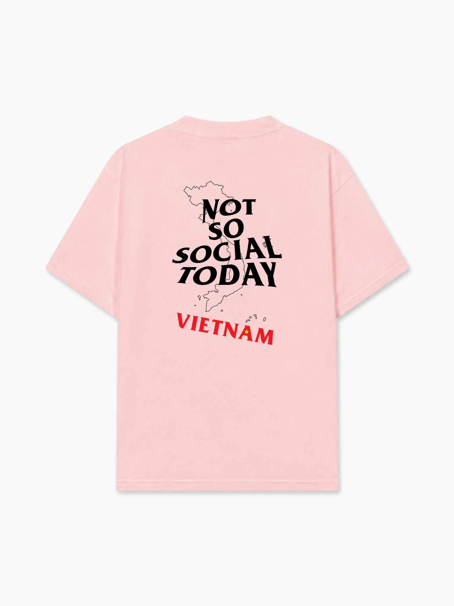 Áo Thun Relaxed Fit Not So Social Today Vietnam